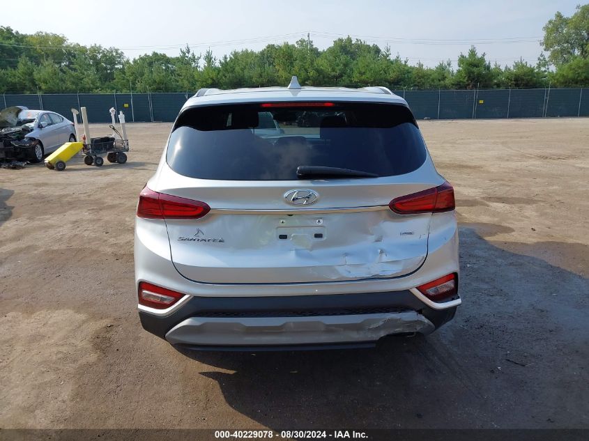 2019 Hyundai Santa Fe Sel VIN: 5NMS3CAD4KH032326 Lot: 40229078