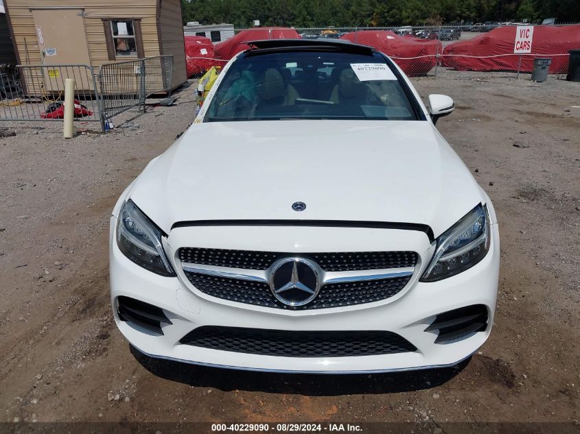 VIN WDDWJ8DB8KF801640 2019 MERCEDES-BENZ C 300 no.12