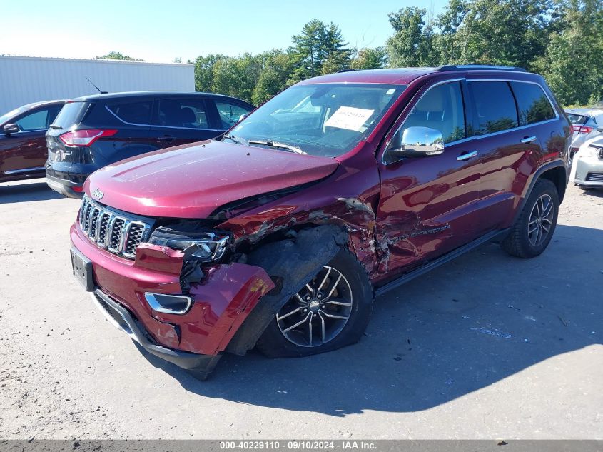 2017 Jeep Grand Cherokee Limited 4X4 VIN: 1C4RJFBG6HC923188 Lot: 40229110