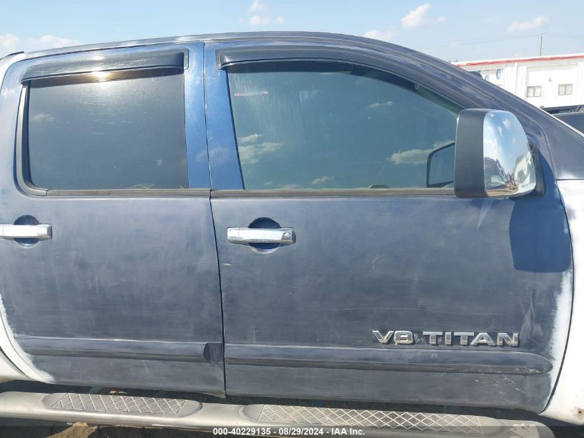 2005 Nissan Titan Se VIN: 1N6BA07B85N567433 Lot: 40229135