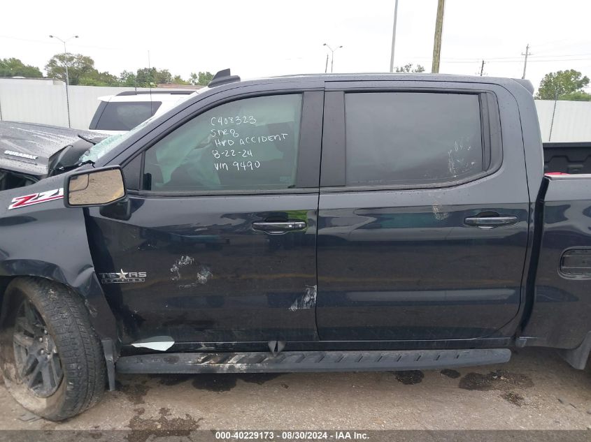 2022 Chevrolet Silverado 1500 4Wd Short Bed Rst VIN: 1GCUDEET6NZ609490 Lot: 40229173