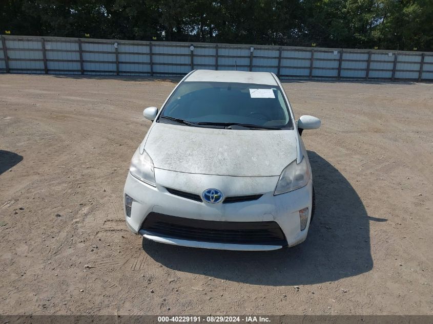 2012 Toyota Prius Four VIN: JTDKN3DU1C5467797 Lot: 40229191