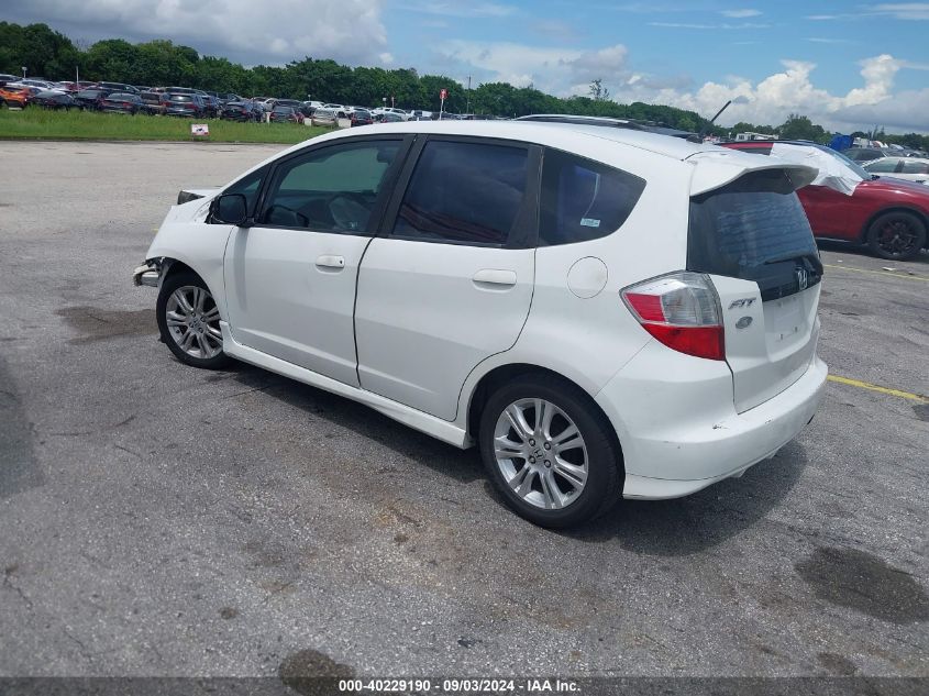 2009 Honda Fit Sport VIN: JHMGE88469S026639 Lot: 40229190