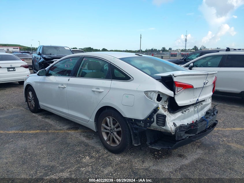 2017 HYUNDAI SONATA VIN: 5NPE24AF6HH499881