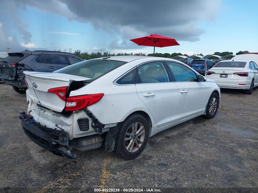 2017 HYUNDAI SONATA VIN: 5NPE24AF6HH499881