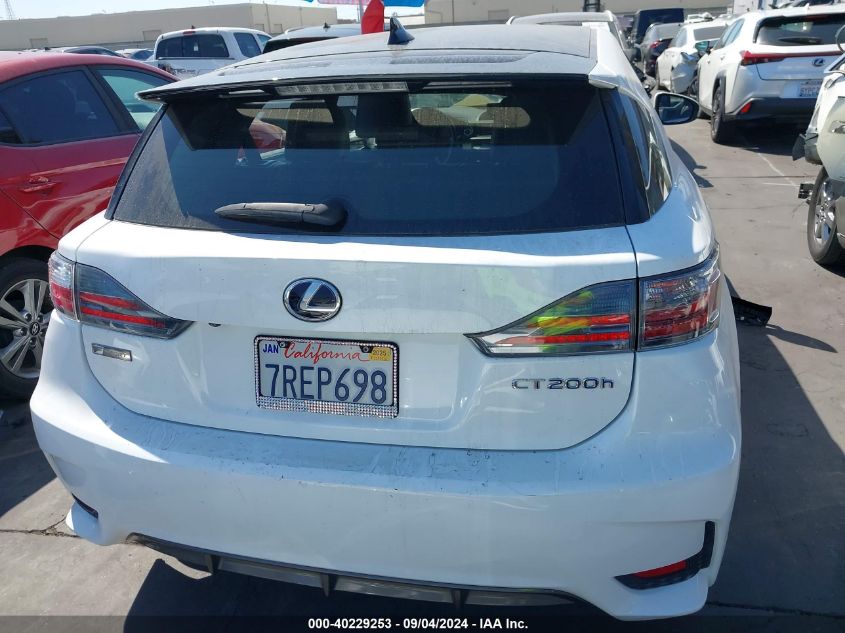 2016 Lexus Ct 200H VIN: JTHKD5BH5G2257696 Lot: 40229253