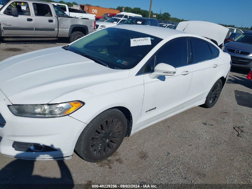 2013 Ford Fusion Hybrid Se Hybrid VIN: 3FA6P0LU4DR237185 Lot: 40229256