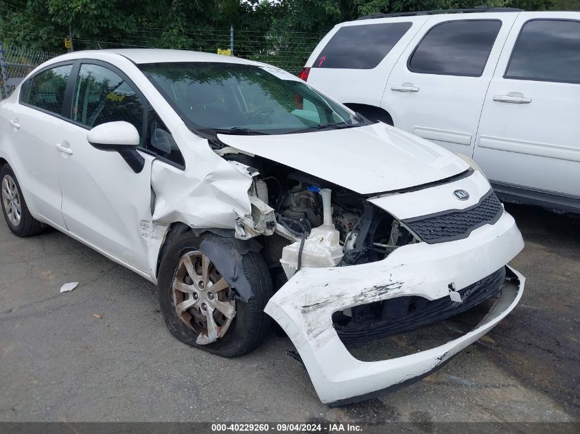 2016 Kia Rio Lx VIN: KNADM4A35G6600801 Lot: 40229260