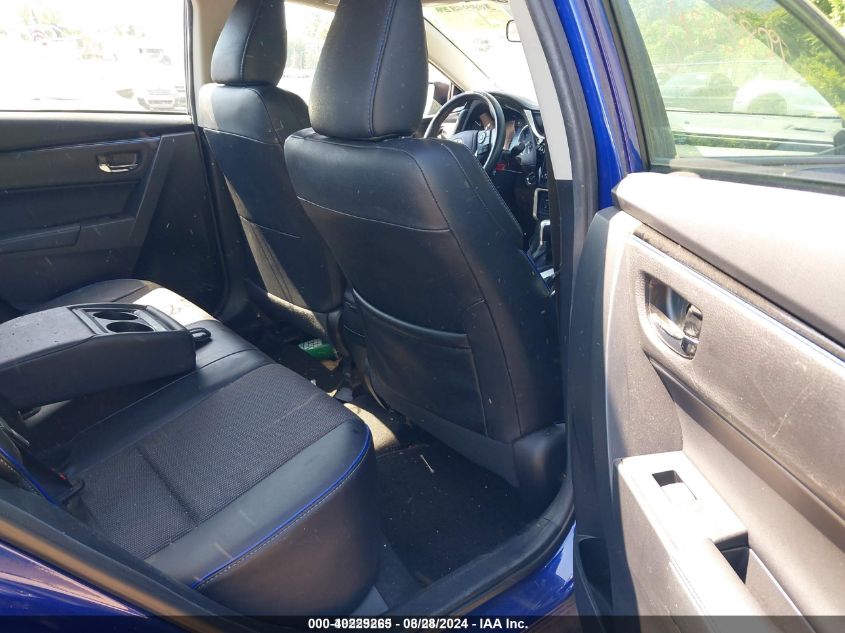 2017 Toyota Corolla Se VIN: 2T1BURHE4HC829205 Lot: 40229265