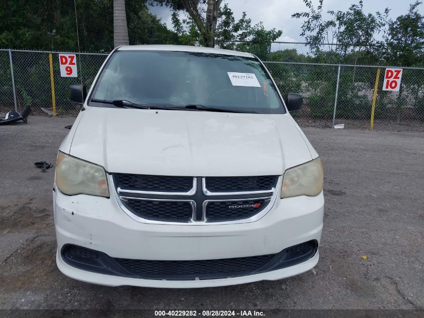 2012 Dodge Grand Caravan Se/Avp VIN: 2C4RDGBG6CR415087 Lot: 40229282