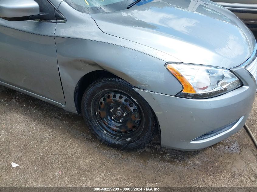 2014 Nissan Sentra Sv VIN: 3N1AB7AP4EY325382 Lot: 40229299