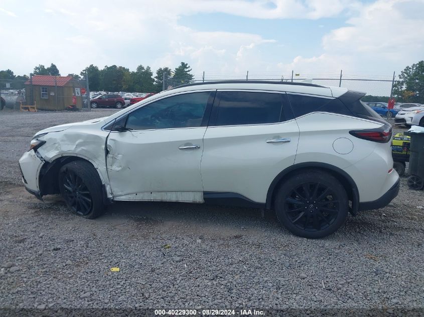 2023 Nissan Murano Sv Intelligent Awd VIN: 5N1AZ2BS0PC140347 Lot: 40229300