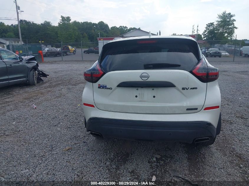 2023 Nissan Murano Sv Intelligent Awd VIN: 5N1AZ2BS0PC140347 Lot: 40229300