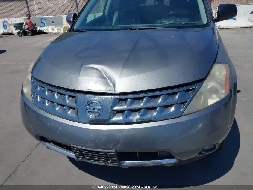 2007 Nissan Murano Sl VIN: JN8AZ08T57W519887 Lot: 40229324