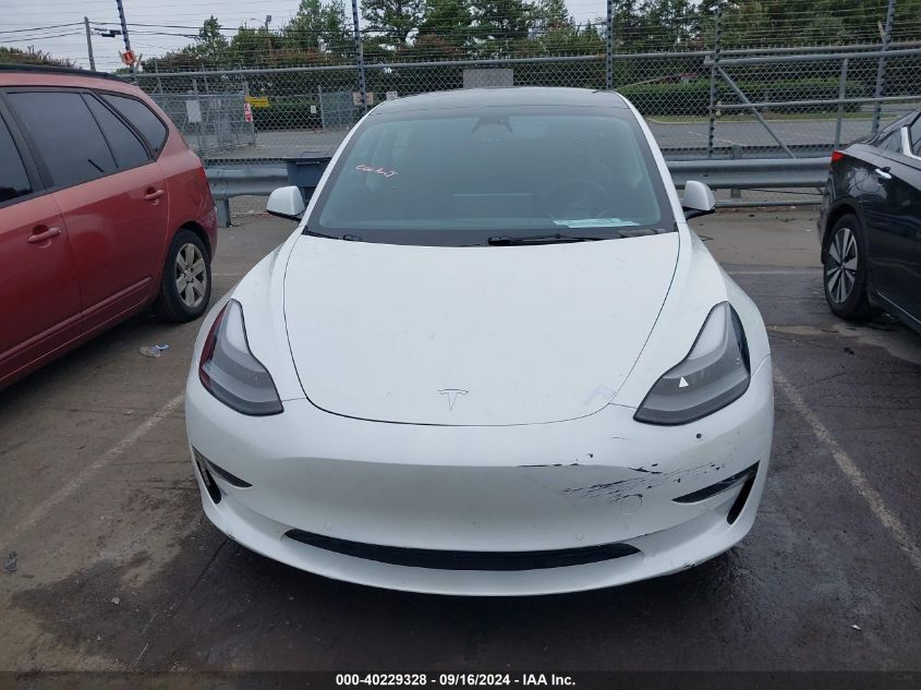 2022 Tesla Model 3 Long Range Dual Motor All-Wheel Drive VIN: 5YJ3E1EB5NF339229 Lot: 40229328