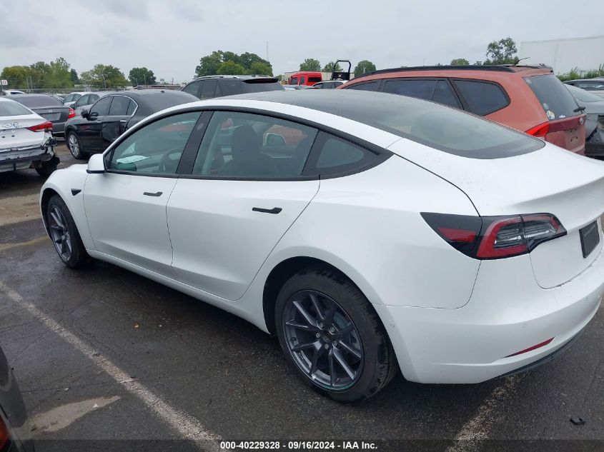 2022 Tesla Model 3 Long Range Dual Motor All-Wheel Drive VIN: 5YJ3E1EB5NF339229 Lot: 40229328