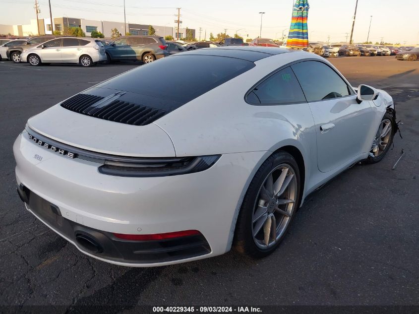 2023 Porsche 911 Carrera/Carrera 4/Carrera T VIN: WP0AA2A9XPS206239 Lot: 40229345