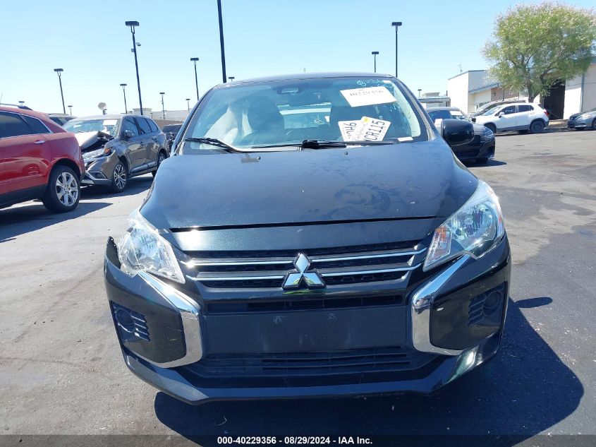 2021 Mitsubishi Mirage Carbonite Edition/Es/Le VIN: ML32AUHJ2MH007567 Lot: 40229356