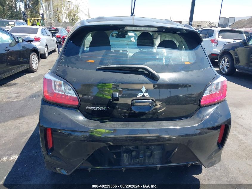 2021 Mitsubishi Mirage Carbonite Edition/Es/Le VIN: ML32AUHJ2MH007567 Lot: 40229356