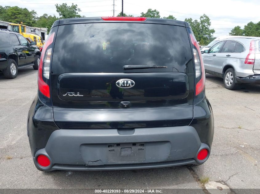 2015 Kia Soul + VIN: KNDJP3A58F7116414 Lot: 40229393