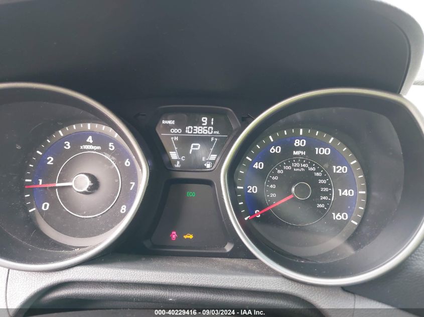 5NPDH4AE9DH441632 2013 Hyundai Elantra Gls