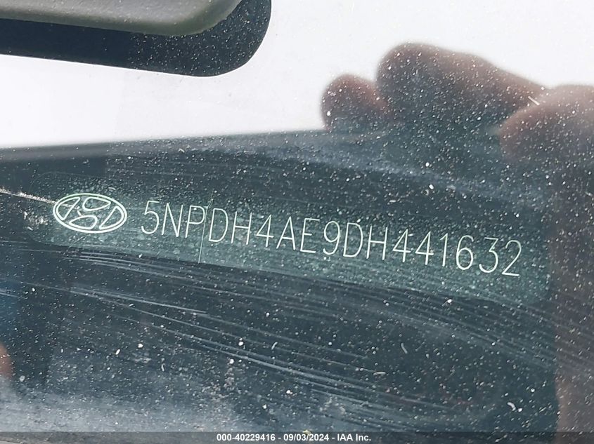 5NPDH4AE9DH441632 2013 Hyundai Elantra Gls