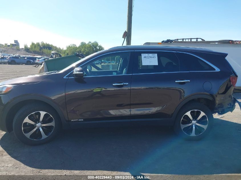 2017 KIA SORENTO 3.3L EX - 5XYPHDA57HG302092