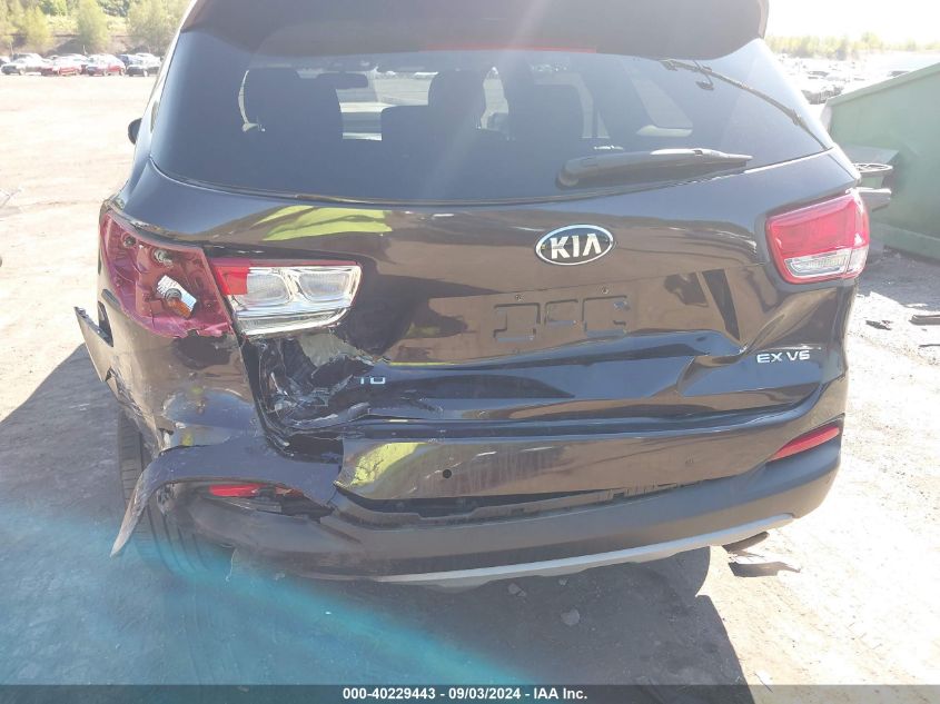 2017 KIA SORENTO 3.3L EX - 5XYPHDA57HG302092