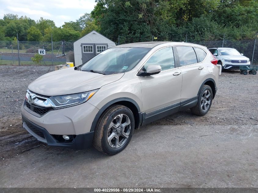 2019 Honda Cr-V Ex VIN: 2HKRW2H57KH622179 Lot: 40229556