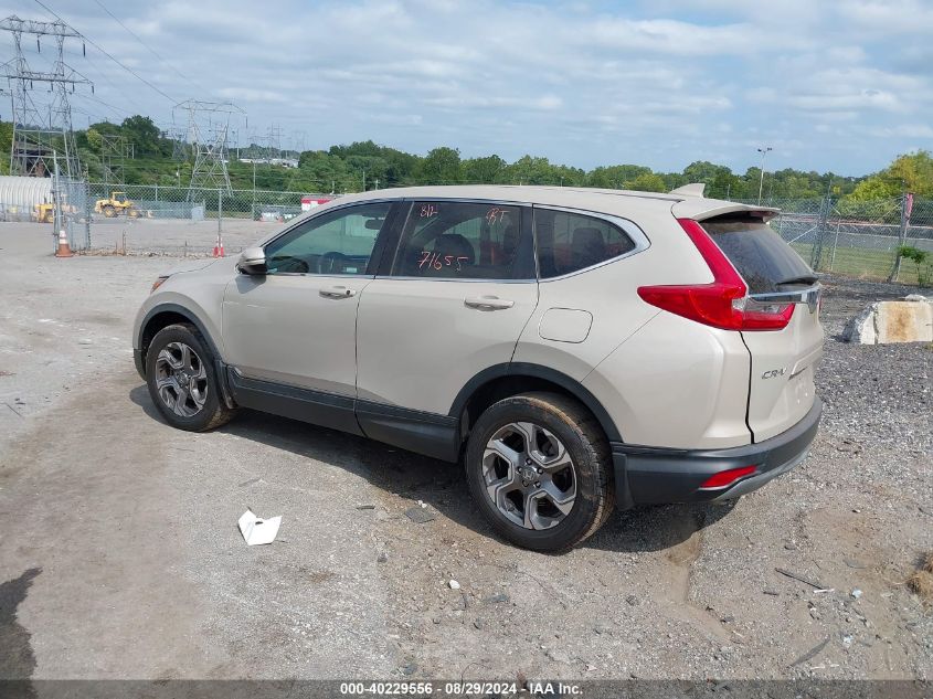 2019 Honda Cr-V Ex VIN: 2HKRW2H57KH622179 Lot: 40229556