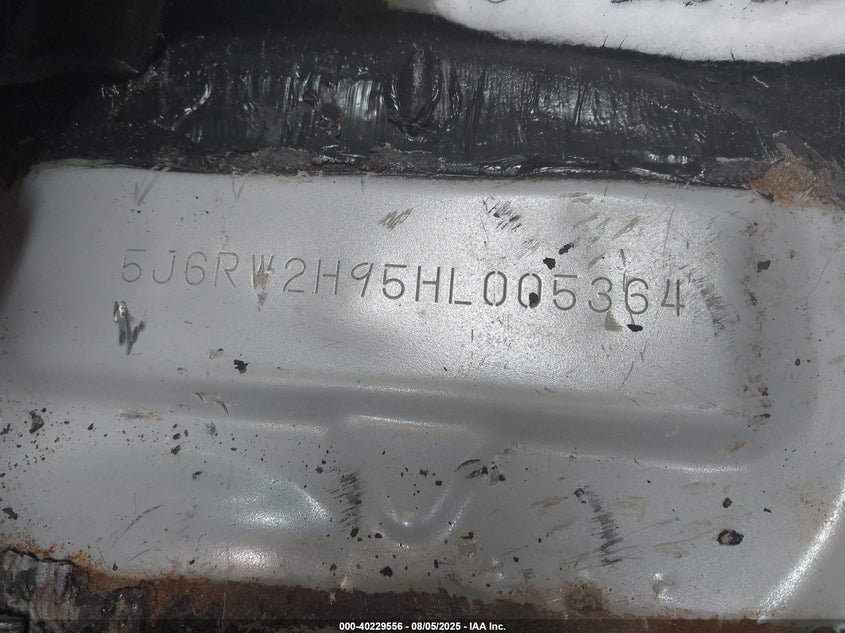 2019 Honda Cr-V Ex VIN: 2HKRW2H57KH622179 Lot: 40229556