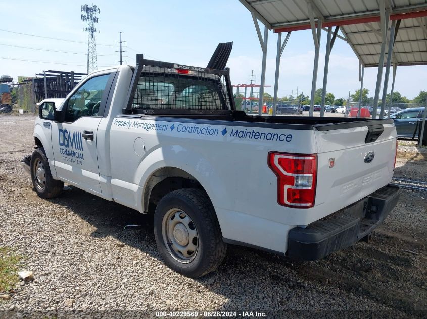 2018 Ford F-150 Xl VIN: 1FTMF1CB8JFB19092 Lot: 40229569