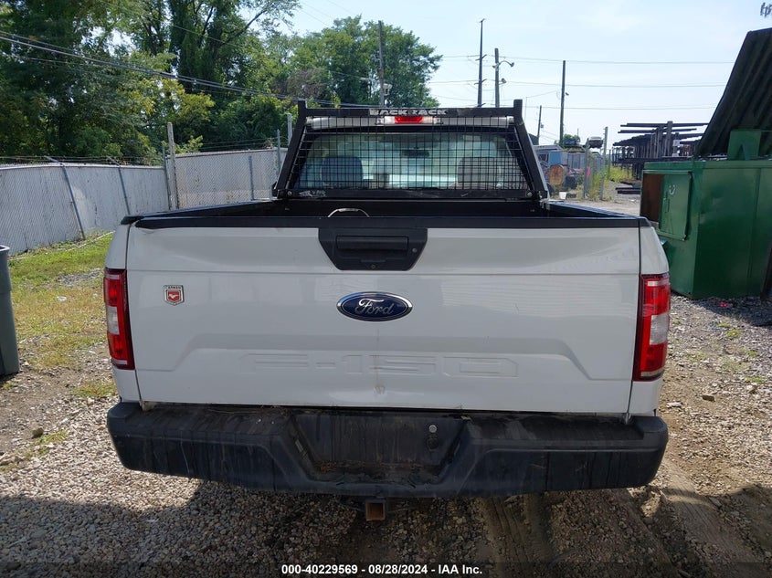 2018 FORD F-150 VIN: 1FTMF1CB8JFB19092
