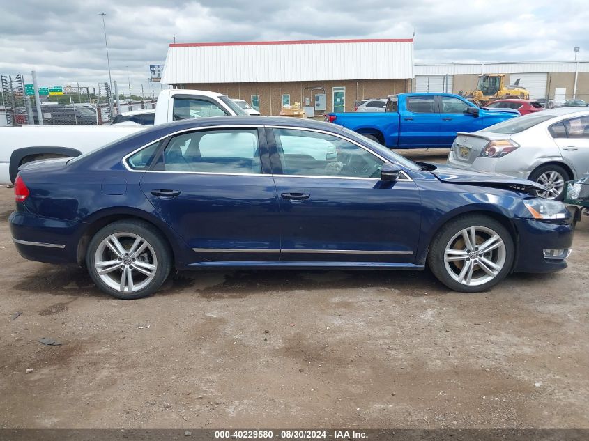 2012 Volkswagen Passat 2.0L Tdi Sel Premium VIN: 1VWCN7A38CC007102 Lot: 40229580