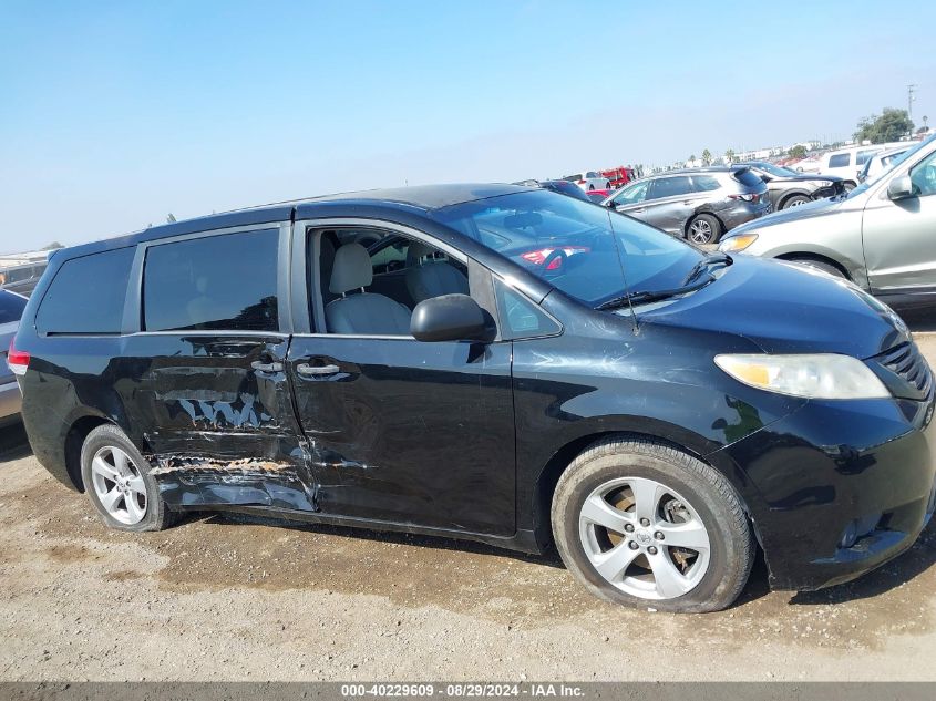 2014 Toyota Sienna L V6 7 Passenger VIN: 5TDZK3DC2ES483518 Lot: 40229609