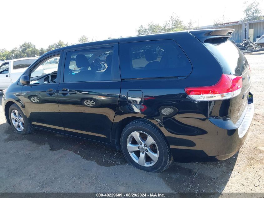 2014 Toyota Sienna L V6 7 Passenger VIN: 5TDZK3DC2ES483518 Lot: 40229609