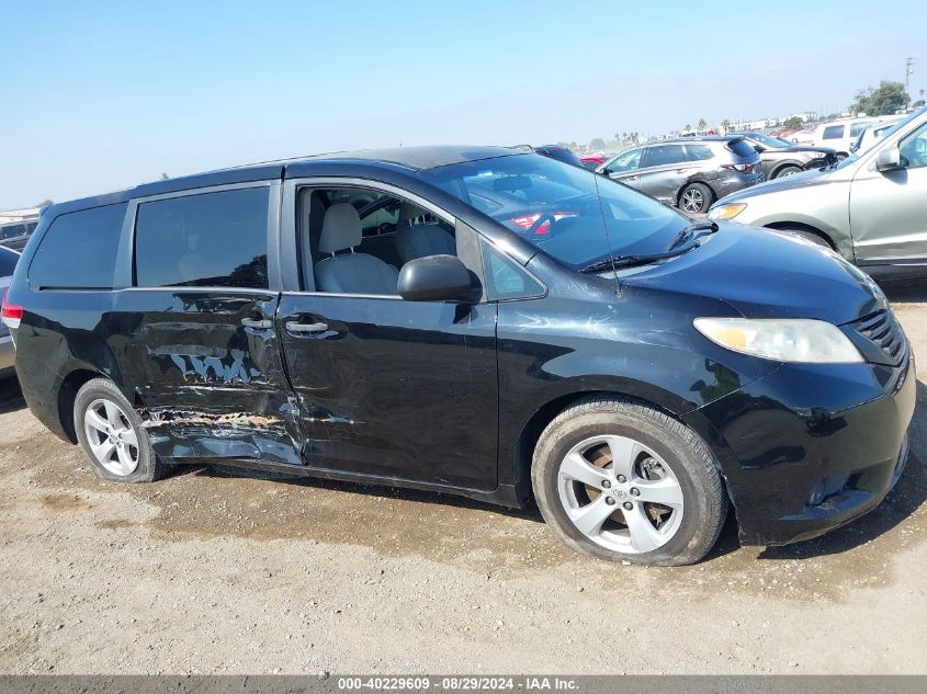 2014 Toyota Sienna L V6 7 Passenger VIN: 5TDZK3DC2ES483518 Lot: 40229609