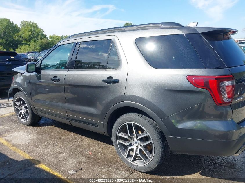 2016 Ford Explorer Sport VIN: 1FM5K8GT7GGC93598 Lot: 40229625