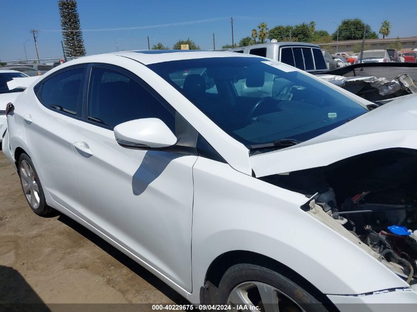 2013 Hyundai Elantra Limited VIN: 5NPDH4AE6DH436467 Lot: 40229675