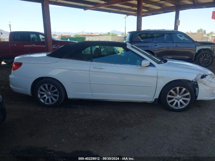 2012 Chrysler 200 Touring VIN: 1C3BCBEG0CN256331 Lot: 40229812