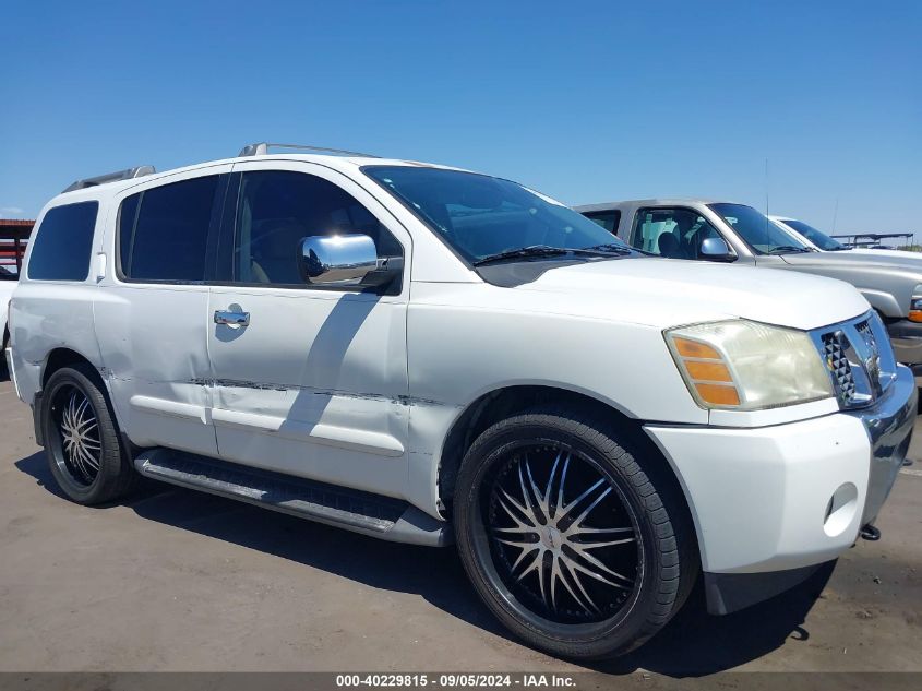 2004 Nissan Pathfinder Armada Le VIN: 5N1AA08B54N705775 Lot: 40229815