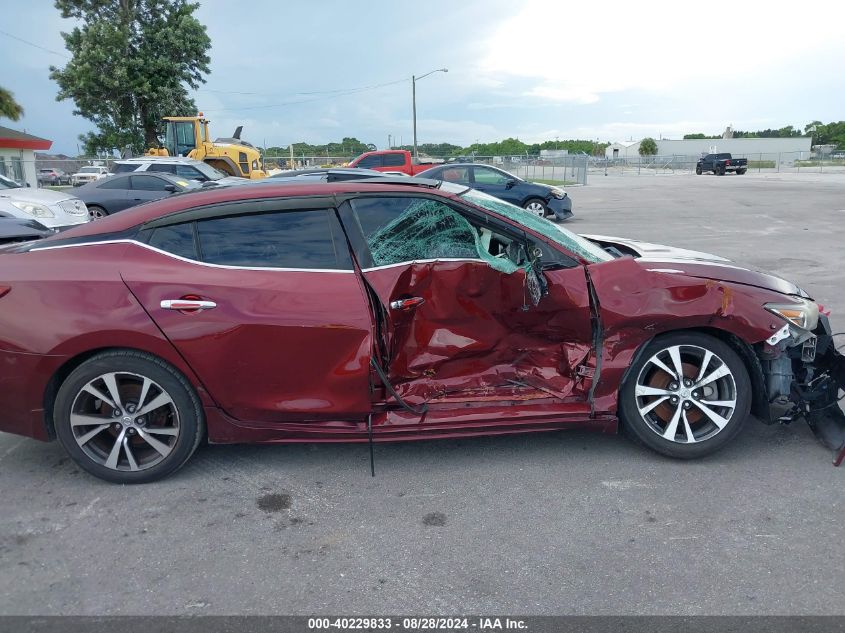 2017 Nissan Maxima 3.5 Platinum VIN: 1N4AA6AP6HC434682 Lot: 40229833