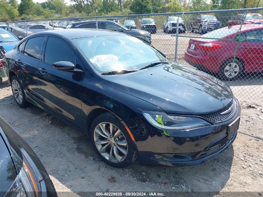 2016 Chrysler 200 S VIN: 1C3CCCDGXGN126204 Lot: 40229839