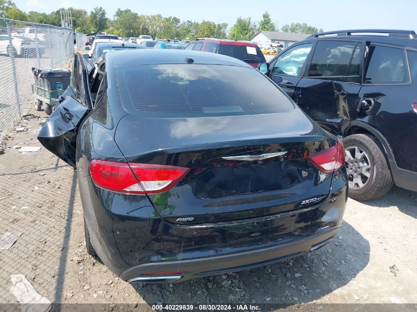 2016 Chrysler 200 S VIN: 1C3CCCDGXGN126204 Lot: 40229839