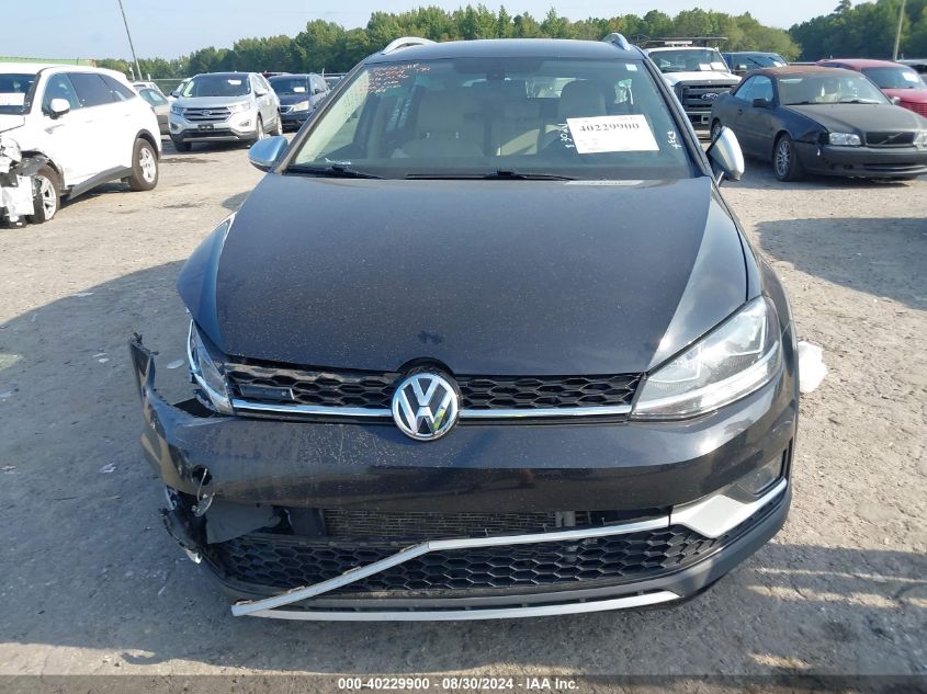 2018 Volkswagen Golf Alltrack Tsi S/Tsi Se VIN: 3VWM17AU9JM762036 Lot: 40229900