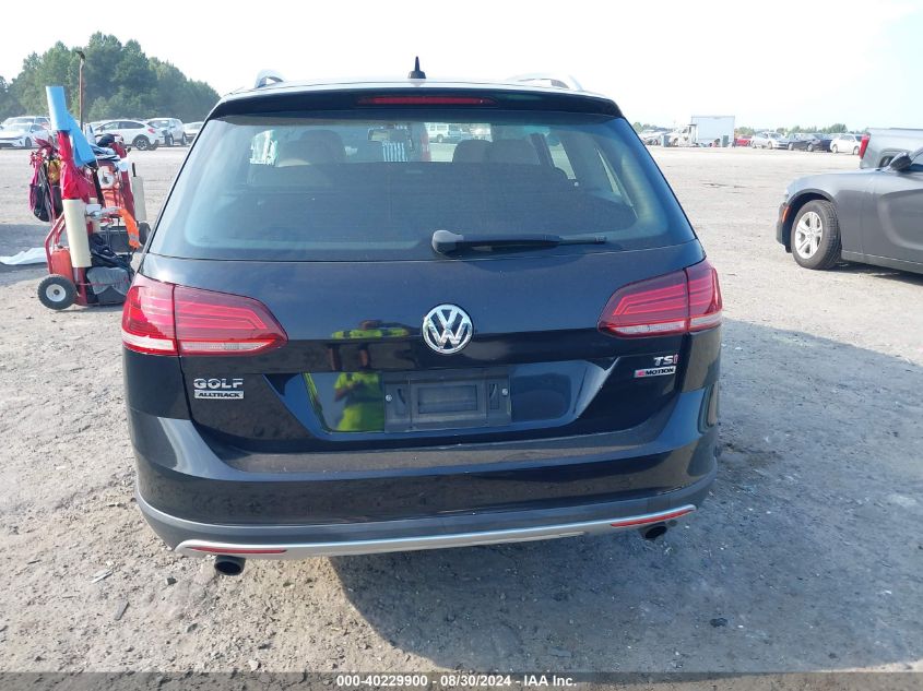 2018 Volkswagen Golf Alltrack Tsi S/Tsi Se VIN: 3VWM17AU9JM762036 Lot: 40229900