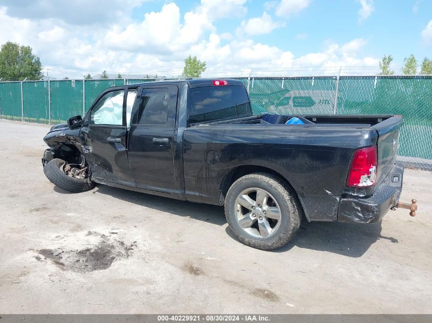 2019 Ram 1500 Classic Express Quad Cab 4X4 6'4 Box VIN: 1C6RR7FT3KS501647 Lot: 40229921