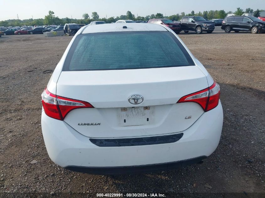 2016 Toyota Corolla Le Premium VIN: 5YFBURHE2GP556120 Lot: 40229991