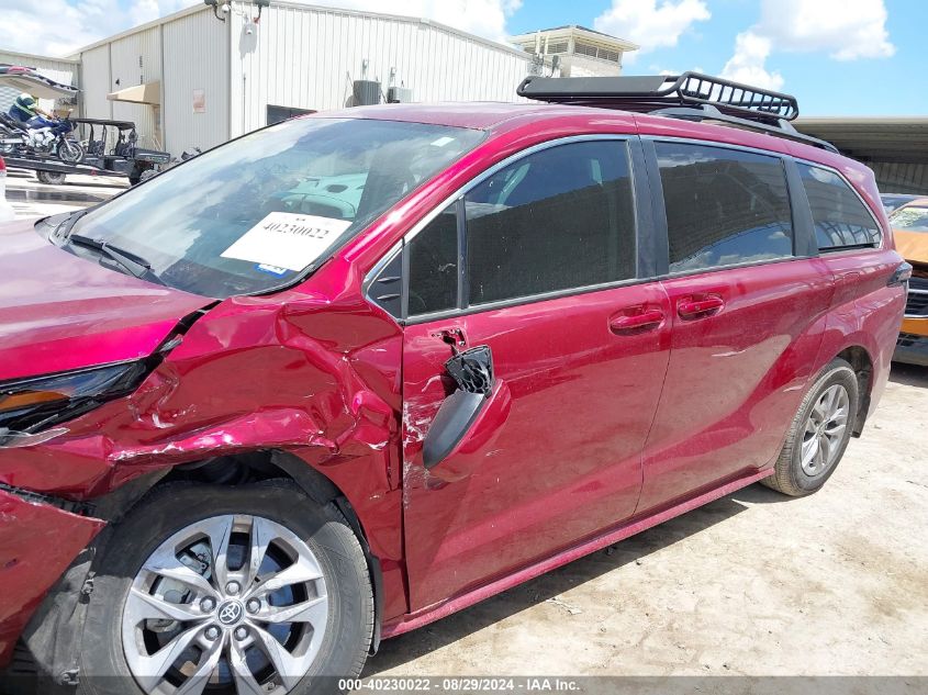 2023 Toyota Sienna Le VIN: 5TDKRKEC0PS143695 Lot: 40230022