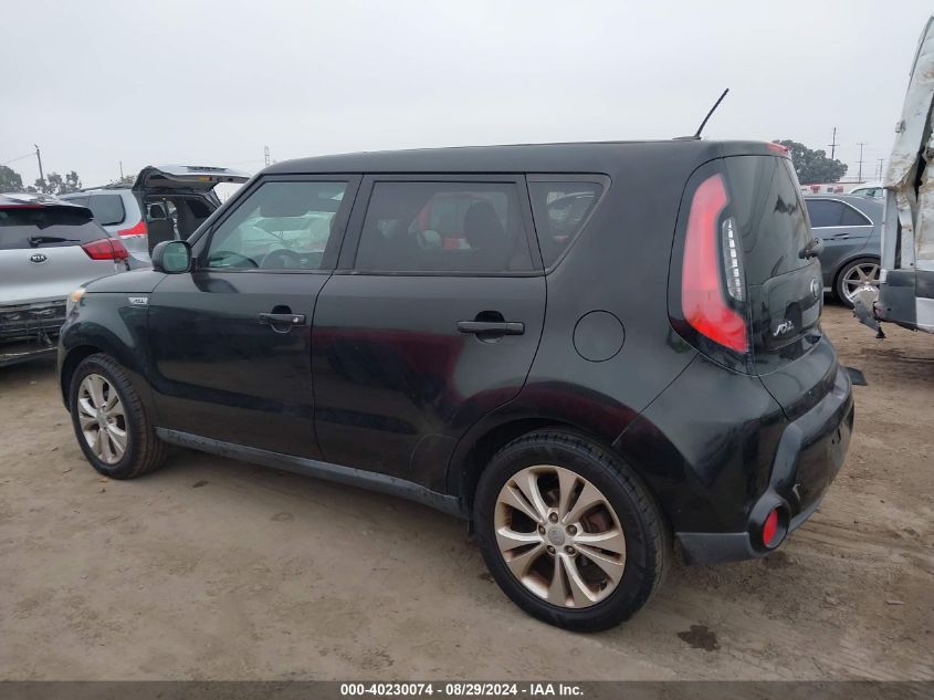 2016 Kia Soul + VIN: KNDJP3A55G7830891 Lot: 40230074